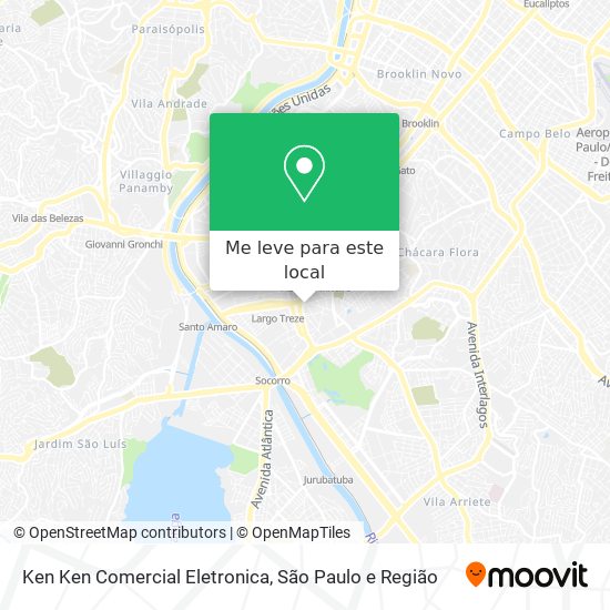 Ken Ken Comercial Eletronica mapa