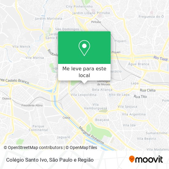 Colégio Santo Ivo mapa