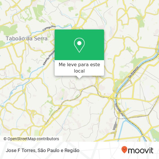Jose F Torres, Rua José Pereira Bueno, 418 Campo Limpo São Paulo-SP 05776-430 mapa