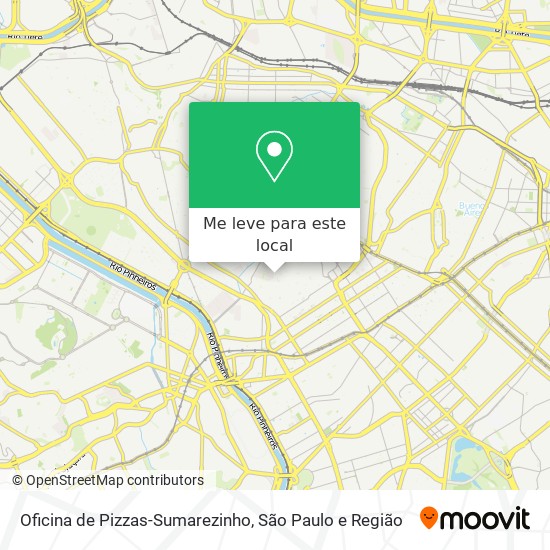 Oficina de Pizzas-Sumarezinho mapa