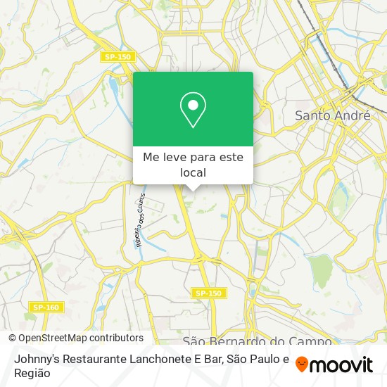 Johnny's Restaurante Lanchonete E Bar mapa