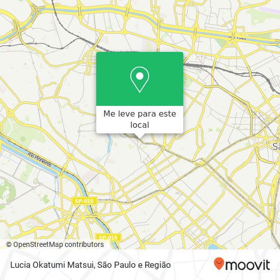 Lucia Okatumi Matsui, Rua Heitor Penteado, 699 Pinheiros São Paulo-SP 05438-000 mapa