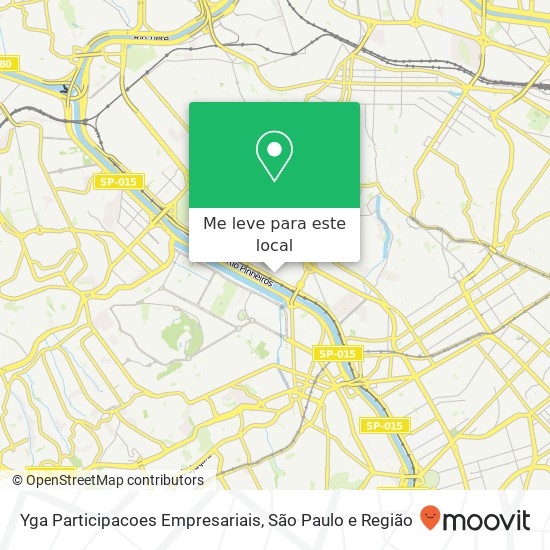 Yga Participacoes Empresariais, Rua Massacá, 325 Alto de Pinheiros São Paulo-SP 05465-050 mapa
