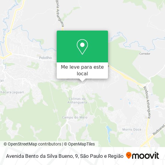 Avenida Bento da Silva Bueno, 9 mapa