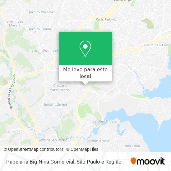 Papelaria Big Nina Comercial mapa