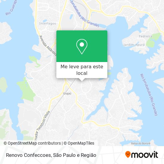 Renovo Confeccoes mapa