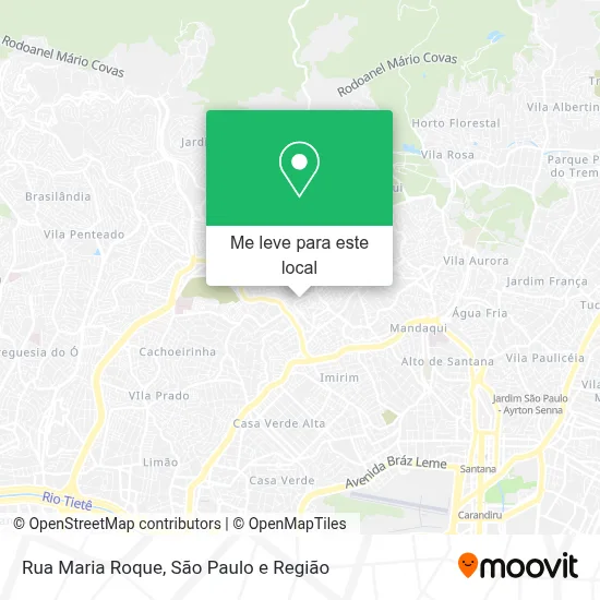 Rua Maria Roque mapa