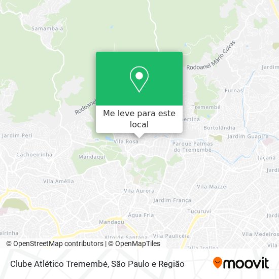 Clube Atlético Tremembé mapa