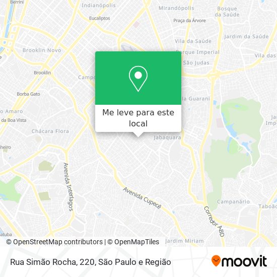 Rua Simão Rocha, 220 mapa