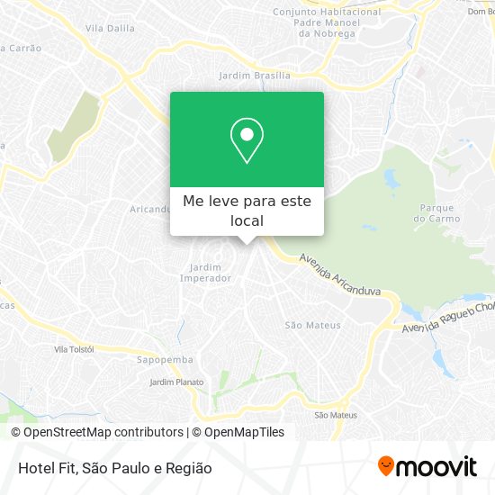 Hotel Fit mapa