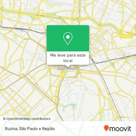 Buzina, Sé São Paulo-SP mapa
