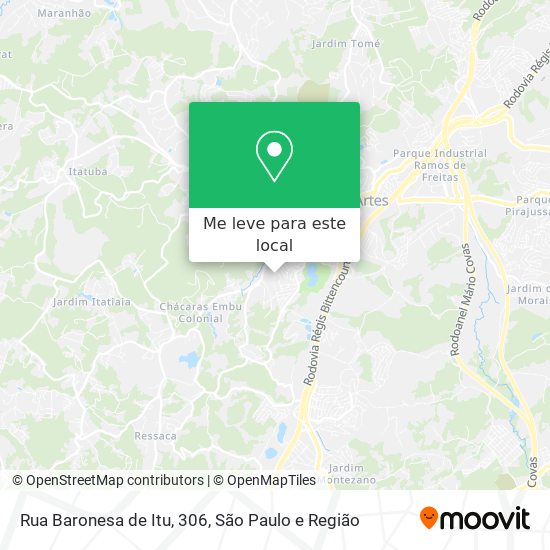 Rua Baronesa de Itu, 306 mapa