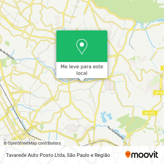 Tavarede Auto Posto Ltda mapa