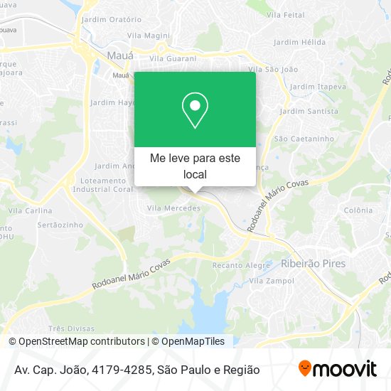 Av. Cap. João, 4179-4285 mapa