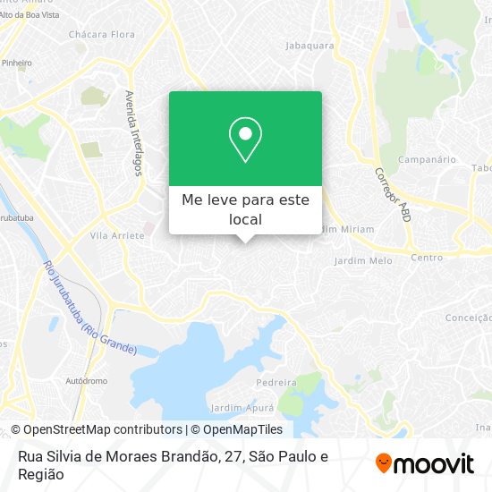 Rua Silvia de Moraes Brandão, 27 mapa
