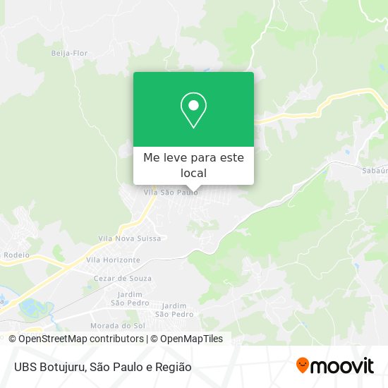 UBS Botujuru mapa