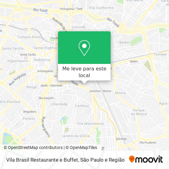 Vila Brasil Restaurante e Buffet mapa