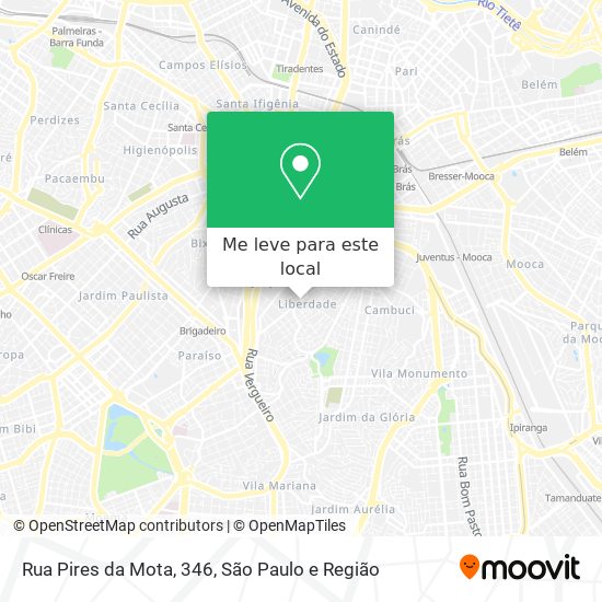 Rua Pires da Mota, 346 mapa