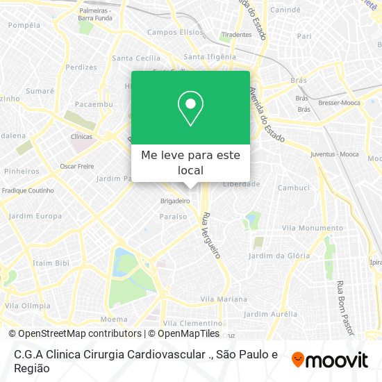 C.G.A Clinica Cirurgia Cardiovascular . mapa