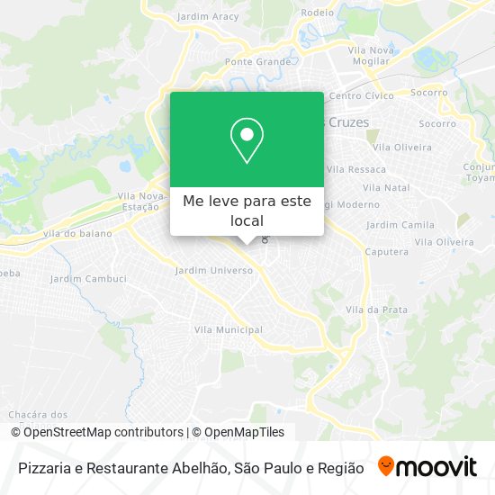 Pizzaria e Restaurante Abelhão mapa