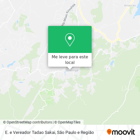 E. e Vereador Tadao Sakai mapa