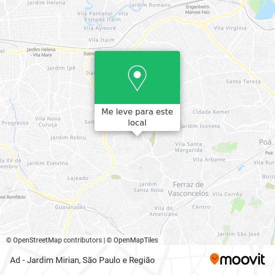 Ad - Jardim Mirian mapa