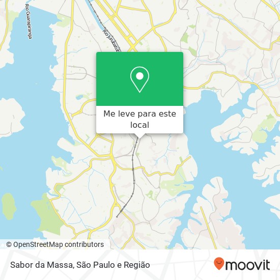 Sabor da Massa, Avenida Matias Beck Cidade Dutra São Paulo-SP 04812-030 mapa