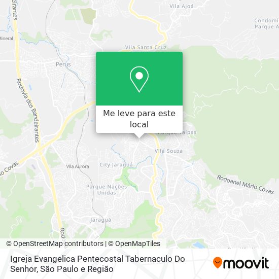Igreja Evangelica Pentecostal Tabernaculo Do Senhor mapa