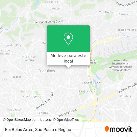 Eei Belas Artes mapa