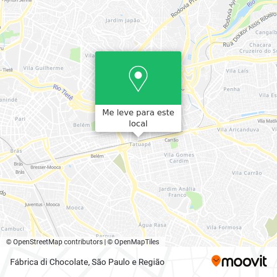 Fábrica di Chocolate mapa
