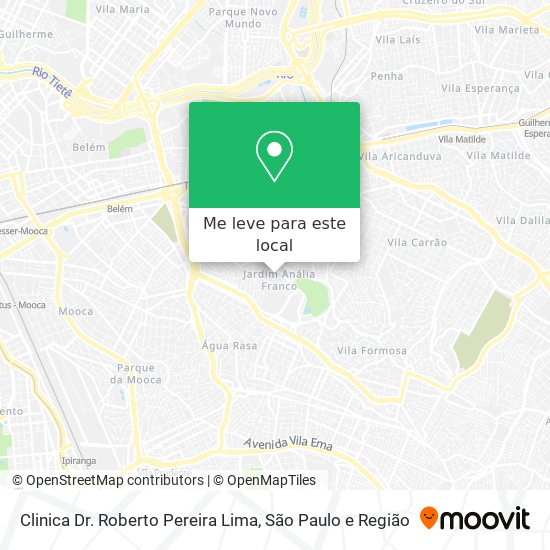 Clinica Dr. Roberto Pereira Lima mapa