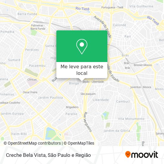Creche Bela Vista mapa