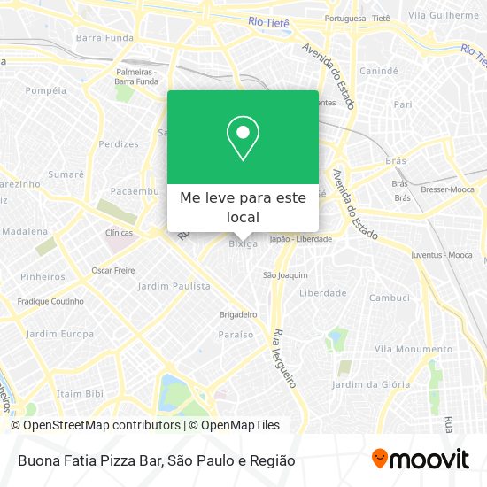 Buona Fatia Pizza Bar mapa