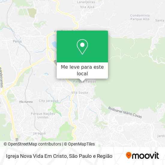 Igreja Nova Vida Em Cristo mapa