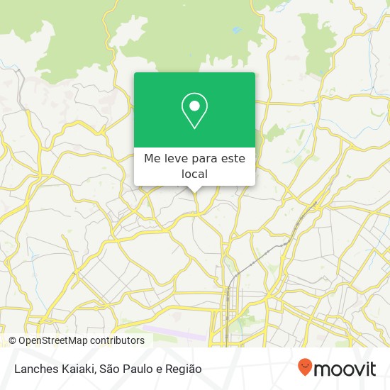 Lanches Kaiaki, Avenida Santa Inês Mandaqui São Paulo-SP 02415-000 mapa