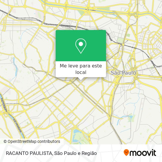 RACANTO PAULISTA mapa