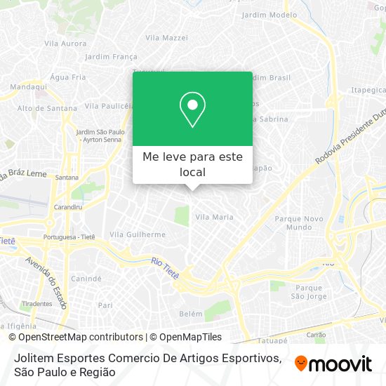 Jolitem Esportes Comercio De Artigos Esportivos mapa