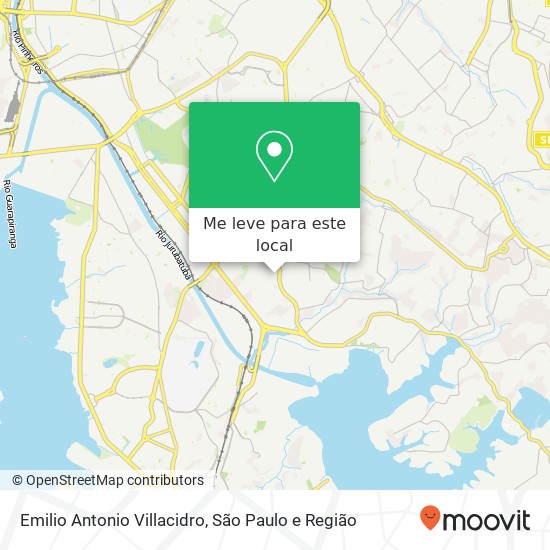 Emilio Antonio Villacidro, Rua Juari, 901 Campo Grande São Paulo-SP 04446-160 mapa