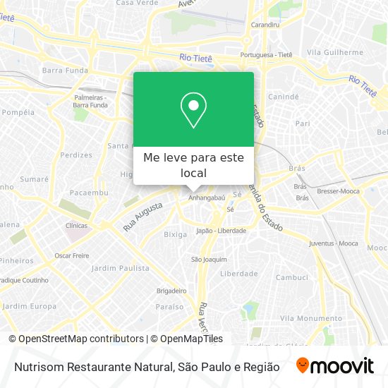 Nutrisom Restaurante Natural mapa