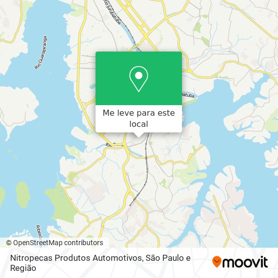 Nitropecas Produtos Automotivos mapa