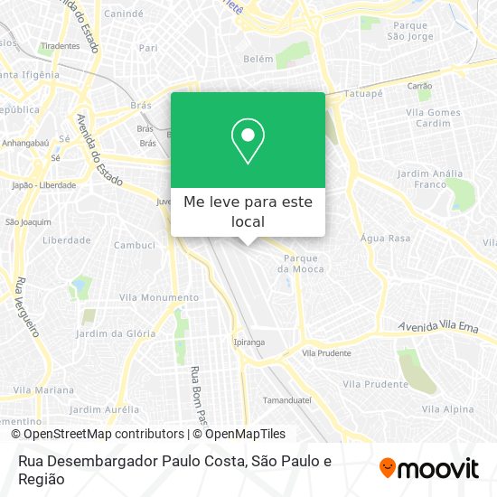 Rua Desembargador Paulo Costa mapa