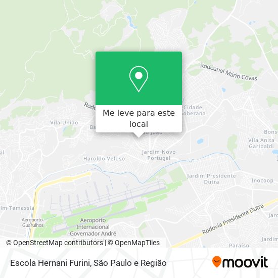 Escola Hernani Furini mapa