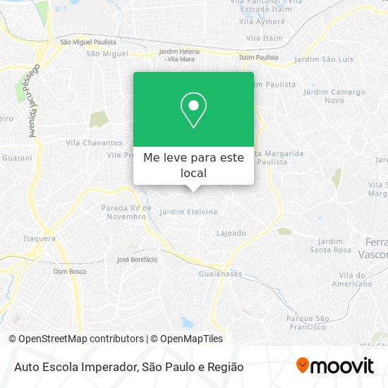 Auto Escola Imperador mapa