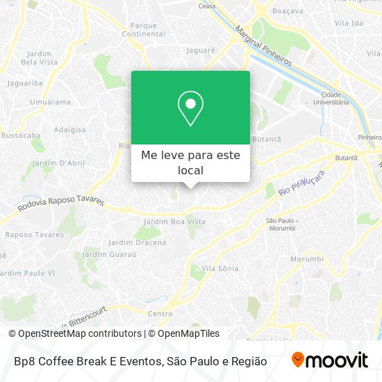 Bp8 Coffee Break E Eventos mapa