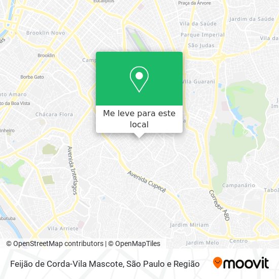 Feijão de Corda-Vila Mascote mapa