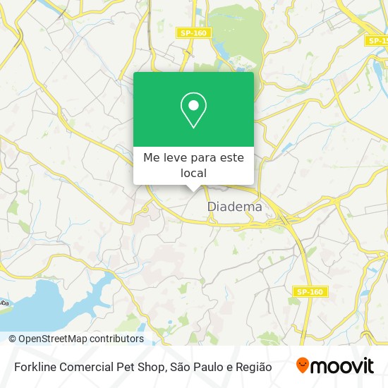 Forkline Comercial Pet Shop mapa