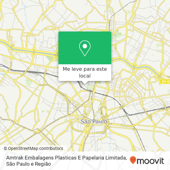 Amtrak Embalagens Plasticas E Papelaria Limitada, Rua José Paulino, 226 Bom Retiro São Paulo-SP 01120-001 mapa