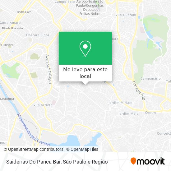 Saideiras Do Panca Bar mapa