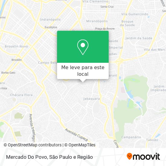 Mercado Do Povo mapa