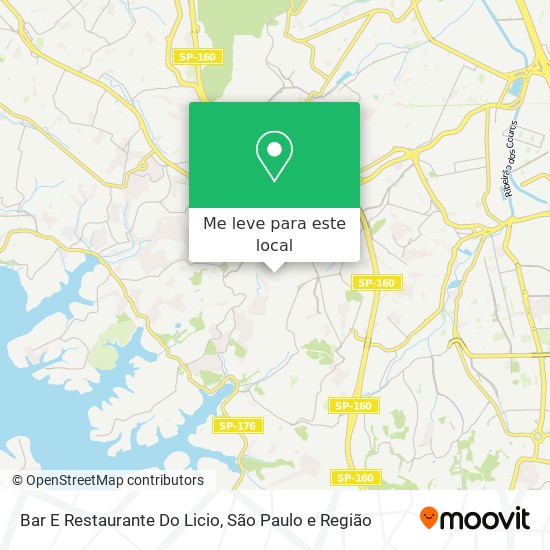 Bar E Restaurante Do Licio mapa